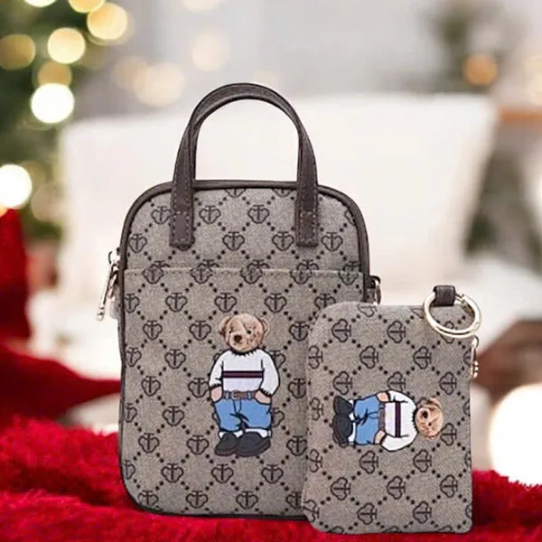 Túi Đeo Chéo Nữ Guoo Bear GU1099-14090 Màu Xám