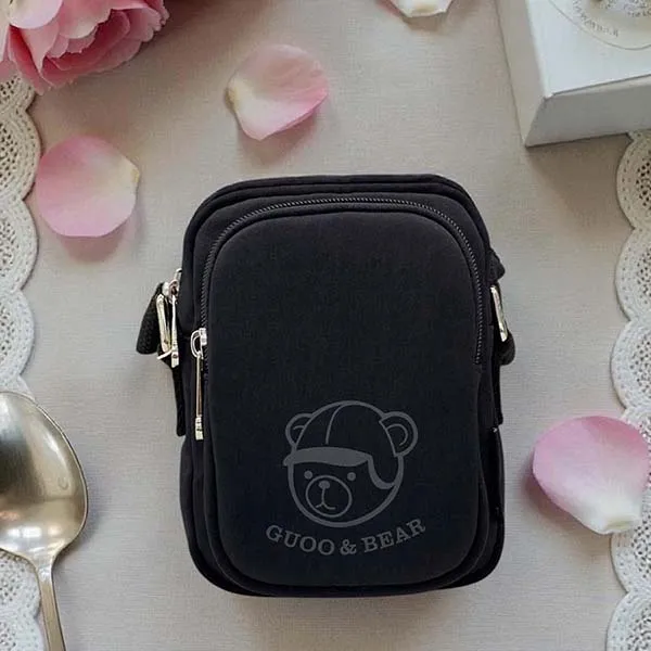Túi Đeo Chéo Nữ Guoo Bear GU1110-20010 Màu Đen