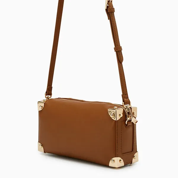 Túi Đeo Chéo Nữ Lyn Ashlyn Shoulder Bag - Brown L26CBWA008 Màu Nâu