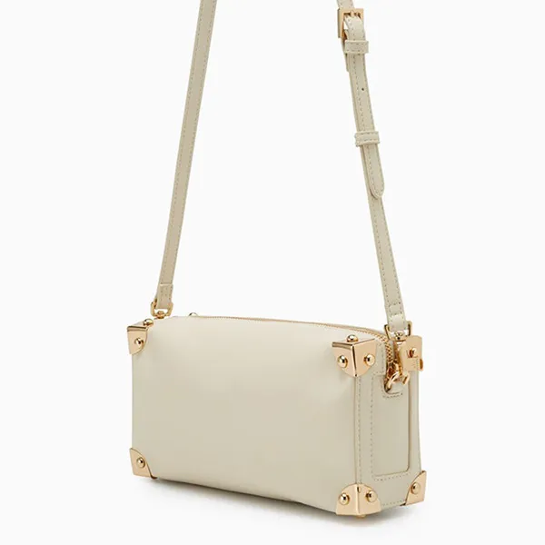 Túi Đeo Chéo Nữ Lyn Ashlyn Shoulder Bag - Ivory L26CBWA008 Màu Kem