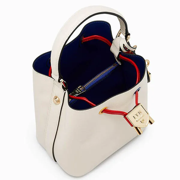 Túi Đeo Chéo Nữ Lyn Bucket Re-Edit Bauhaus Bucket Bag - Ivory L25FBWA064 Màu Trắng Kem