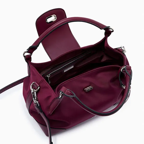 Túi Đeo Chéo Nữ Lyn Jenna S Crossbody Bag - Dark Red L26CBWC015 Màu Đỏ Thẫm