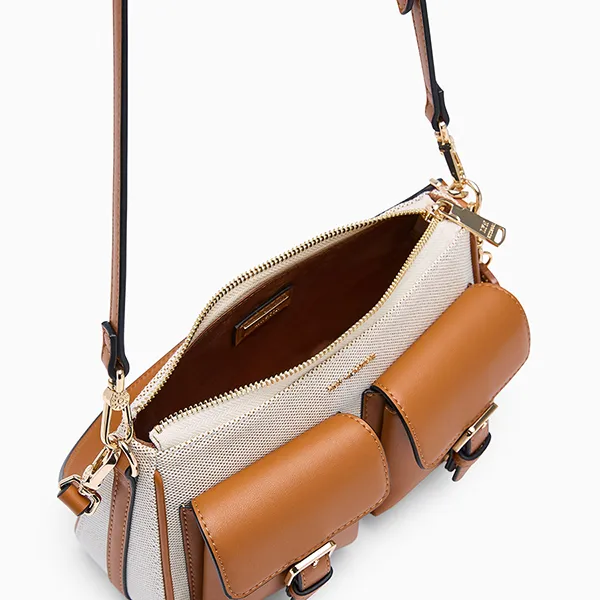 Túi Đeo Chéo Nữ Lyn Mila S Shoulder Bag - Tan L25FBWA098 Màu Nâu