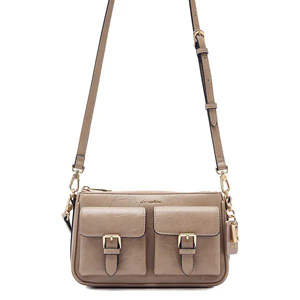 Túi Đeo Chéo Nữ Lyn Mila S Shoulder Bag - Taupe L25FBWA099 Màu Taupe
