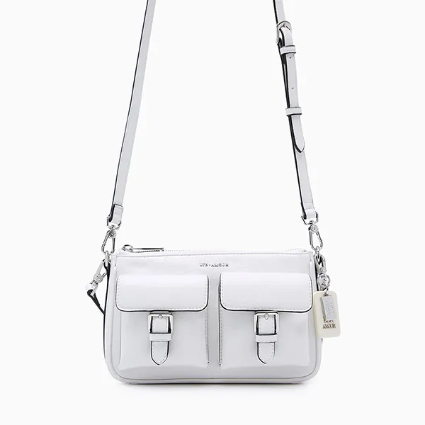 Túi Đeo Chéo Nữ Lyn Mila S Shoulder Bag - White L25FBWA099 Màu Trắng