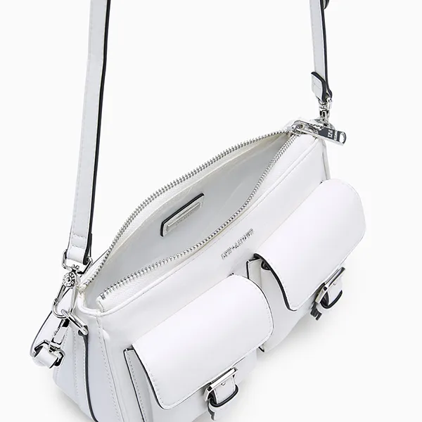 Túi Đeo Chéo Nữ Lyn Mila S Shoulder Bag - White L25FBWA099 Màu Trắng