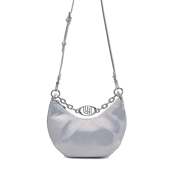 Túi Đeo Chéo Nữ Lyn Nikitah Wallet - Silver LL25FBM609 Màu Bạc