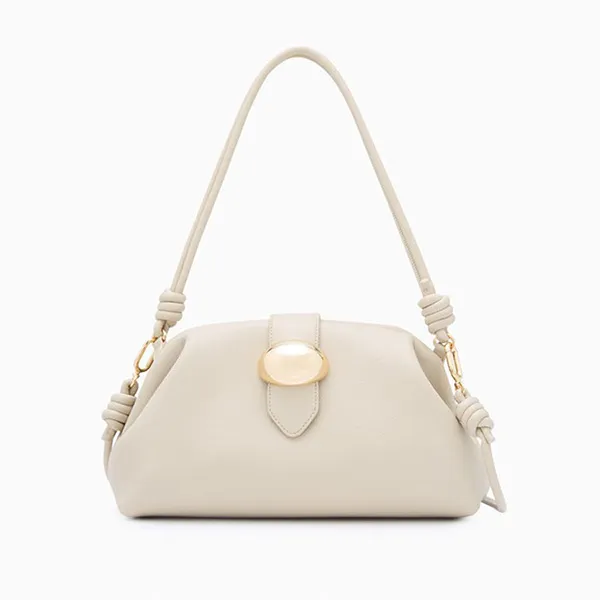 Túi Đeo Chéo Nữ Lyn Pillow Crossbody Bag - Light Beige L25FBWC008 Màu Kem