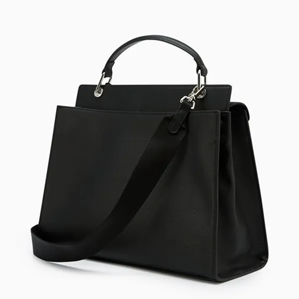 Túi Đeo Chéo Nữ Lyn Re-Edit Anderson Ease Top L Handbag - Black L25FBWA043 Màu Đen