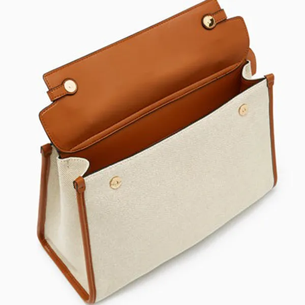 Túi Đeo Chéo Nữ Lyn Re-Edit Anderson Ease Top L Handbag - Tan Màu Nâu Kem