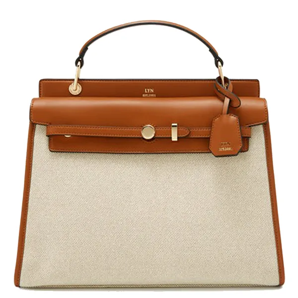 Túi Đeo Chéo Nữ Lyn Re-Edit Anderson Ease Top L Handbag - Tan Màu Nâu Kem