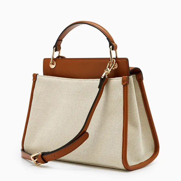 Túi Đeo Chéo Nữ Lyn Re-Edit Anderson Ease Top M Handbag - Tan L25FBWA041 Màu Nâu Kem