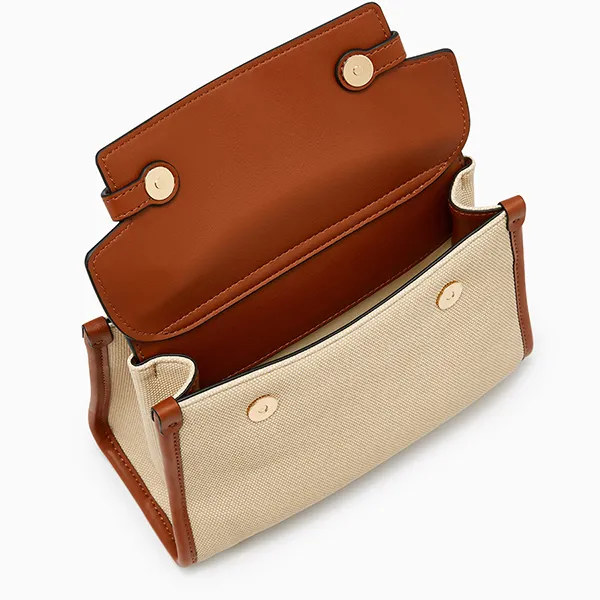 Túi Đeo Chéo Nữ Lyn Re-Edit Anderson Ease Top S Handbag - Tan L25FBWA040 Màu Nâu Kem