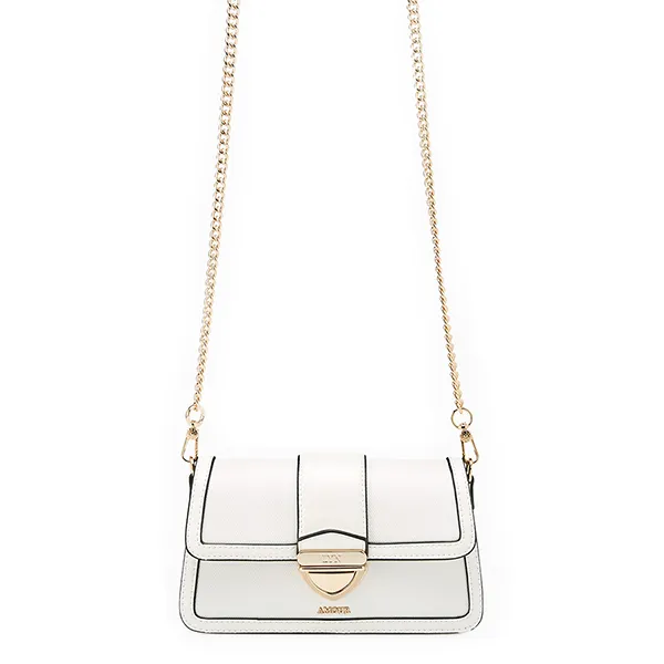 Túi Đeo Chéo Nữ Lyn Riga Xs Crossbody Bag - White LL25FBF047 Màu Trắng