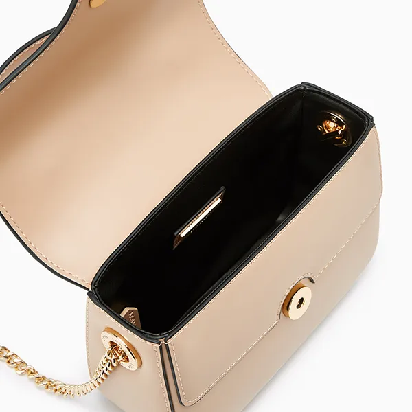 Túi Đeo Chéo Nữ Lyn Rillo Top Handle S Handbag - Light Brown LL25FBF055 Màu Nâu Nhạt