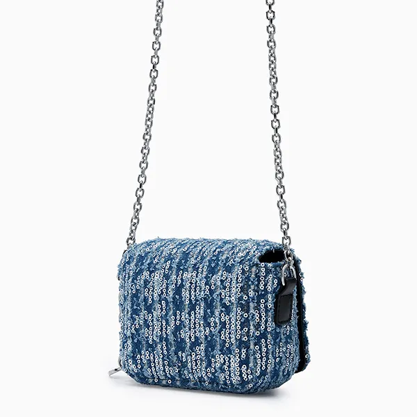 Túi Đeo Chéo Nữ Lyn Stellar Infinite Mini Crossbody Bag - Blue Variation 2 L25FBWA119 Màu Xanh Blue