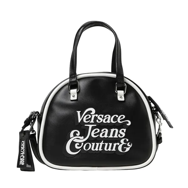 Túi Đeo Chéo Nữ Versace Jeans Couture Bag In Synthetic Leather With Logo Màu Đen