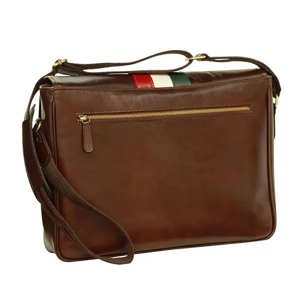 Túi Đeo Chéo Nam Old Angler Messenger Bag 405089MA Màu Nâu