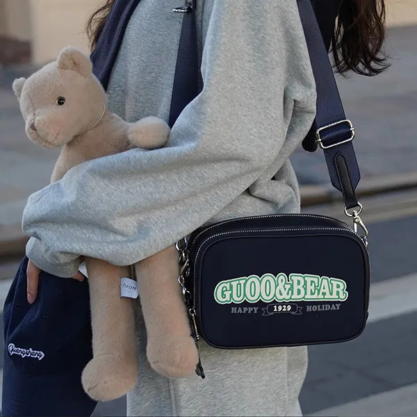 Túi Đeo Vai Nữ Guoo Bear GU1131-10150 Màu Xanh Navy