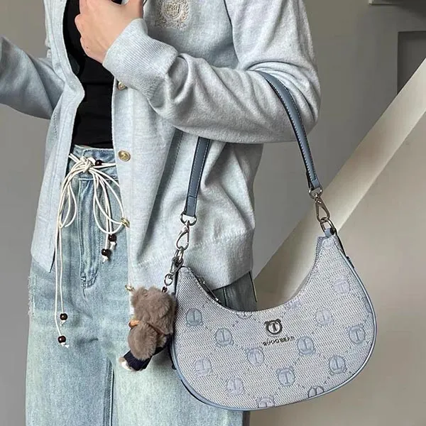 Túi Đeo Vai Nữ Guoo Bear GU1157-37910 Màu Xanh Dương