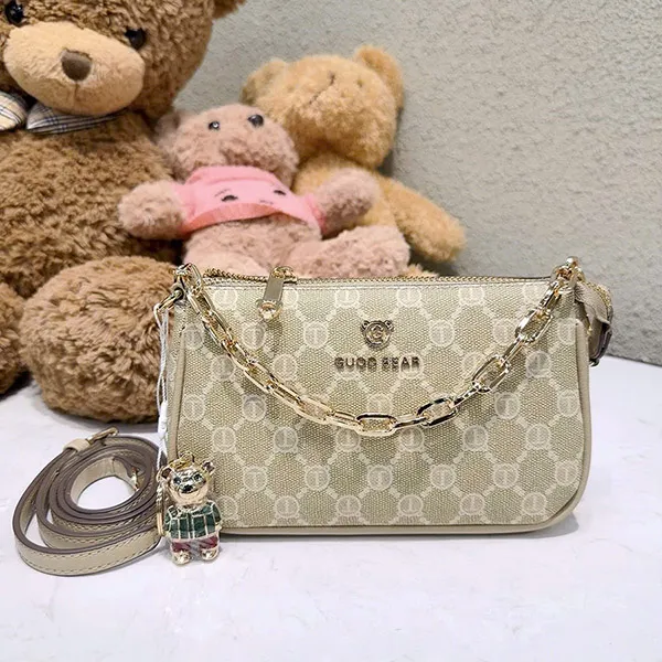 Túi Đeo Vai Nữ Guoo Bear GU1224-67480 Màu Ghi