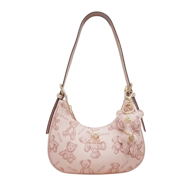 Túi Đeo Vai Nữ Guoo Bear GU8023-1900 Màu Hồng