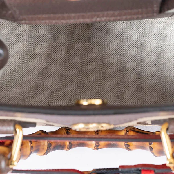 Túi Đeo Vai Nữ Gucci Camel Ebony Jumbo Gg Diana Mini Tote Shoulder Bag Màu Nâu