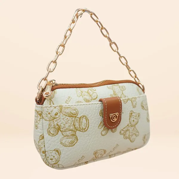 Túi Đeo Vai Nữ Guoo Bear GO-2013-1910 Màu Trắng