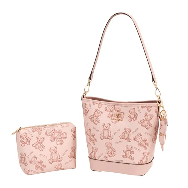 Túi Đeo Vai Nữ Guoo Bear GU1165-3900 Màu Hồng