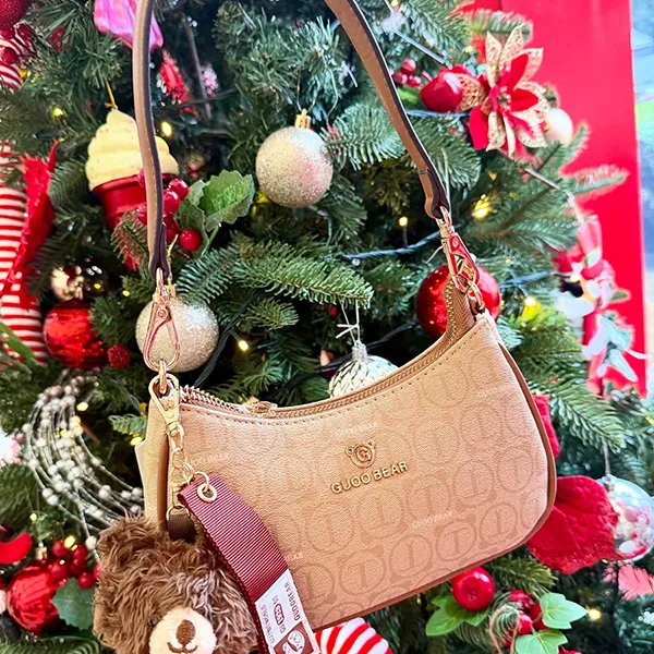 Túi Đeo Vai Nữ Guoo Bear GU1255-GU1281 Màu Be