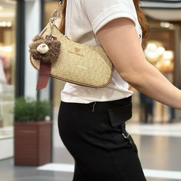 Túi Đeo Vai Nữ Guoo Bear GU1255-GU1281 Màu Be