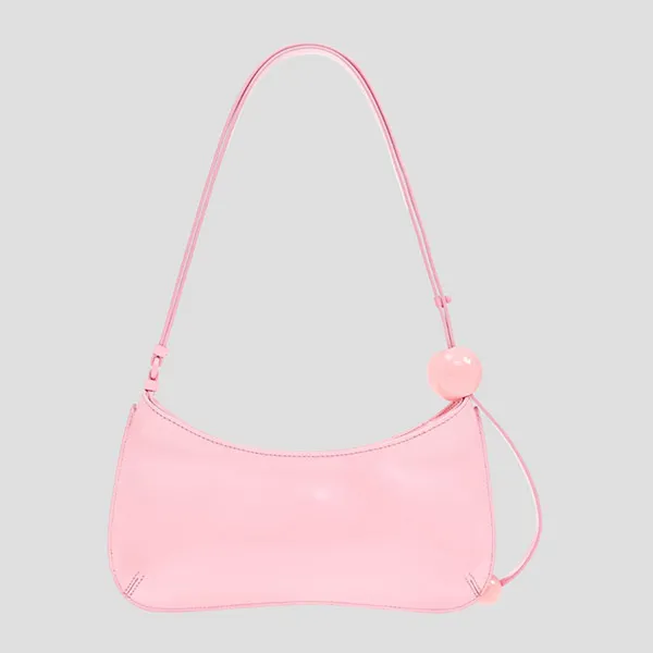 Túi Đeo Vai Nữ Jacquemus Le Bisou Perle In Pink 233BA057 3128430 Màu Hồng