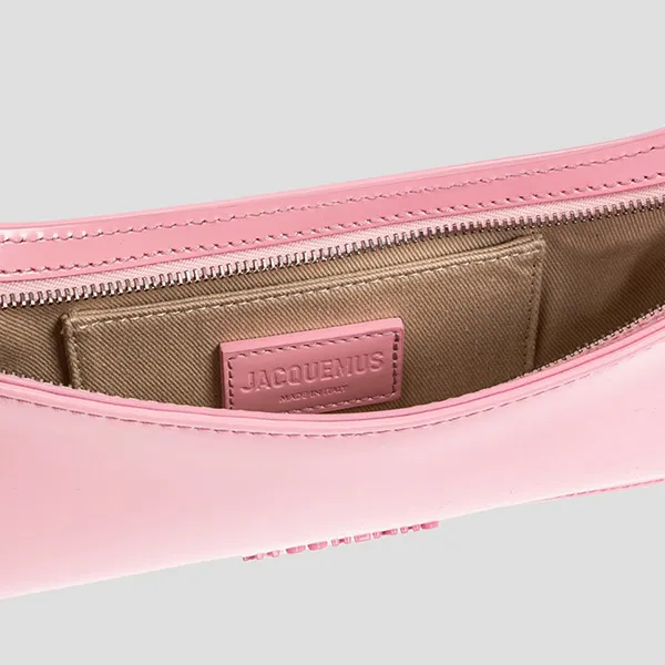 Túi Đeo Vai Nữ Jacquemus Le Bisou Perle In Pink 233BA057 3128430 Màu Hồng