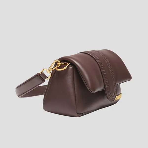 Túi Đeo Vai Nữ Jacquemus Le Petit The Small Bambimou 'Brown' 233BA335 3073 855 Màu Nâu