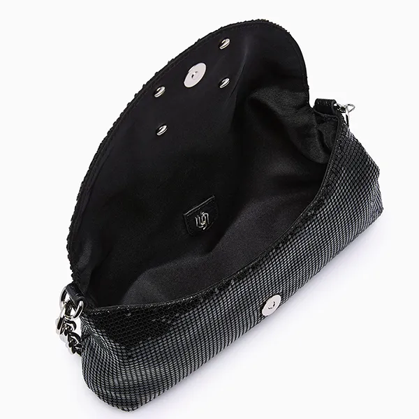 Túi Đeo Vai Nữ Lyn Nikitah Flap Shoulder Bag - Black LL25FBM608 Màu Đen