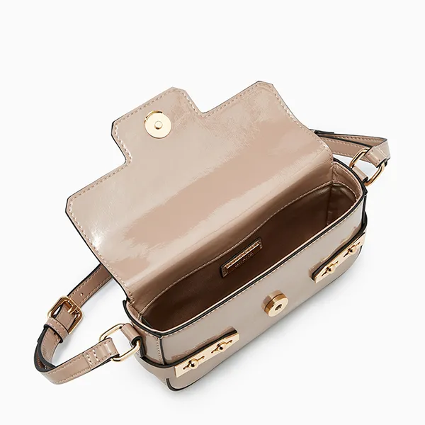 Túi Đeo Vai Nữ Lyn Re-Edit Ureka Mini Crossbody Bag L25FBWA045 Màu Nude