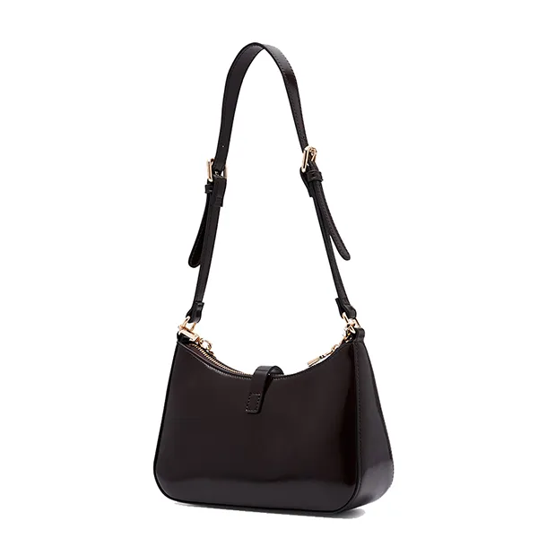 Túi Đeo Vai Nữ Lyn Re-Edit Ureka Shoulder Bag - Dark Brown L25FBWA039 Màu Nâu Đậm