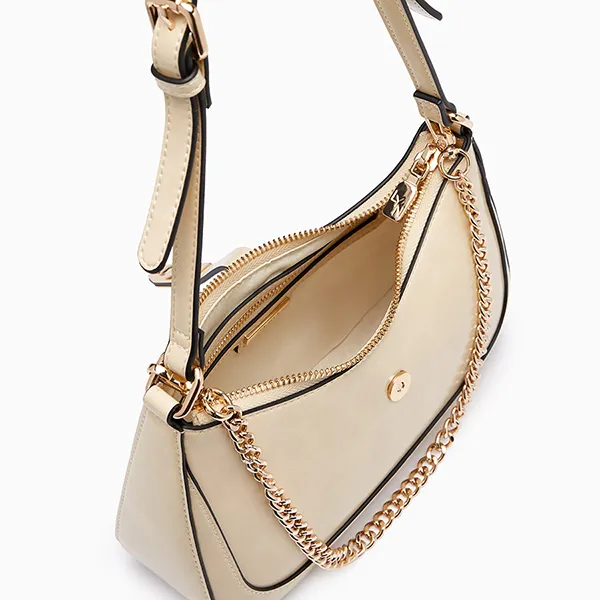 Túi Đeo Vai Nữ Lyn Re-Edit Ureka Shoulder Bag - Light Beige L25FBWA039 Màu Be Nhạt