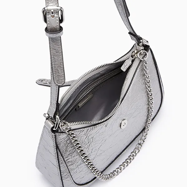 Túi Đeo Vai Nữ Lyn Re-Edit Ureka Shoulder Bag - Silver L25FBWA039 Màu Bạc