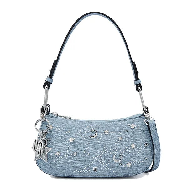 Túi Đeo Vai Nữ Lyn Stellar Infinite Shoulder Bag - Blue Variation 2 L25FBWA117 Màu Xanh Blue