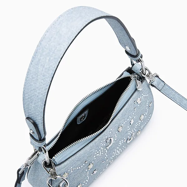 Túi Đeo Vai Nữ Lyn Stellar Infinite Shoulder Bag - Blue Variation 2 L25FBWA117 Màu Xanh Blue