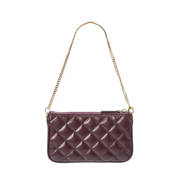 Túi Đeo Vai Nữ Versace Medusa Quilted Leather Pochette Red Màu Đỏ Đô