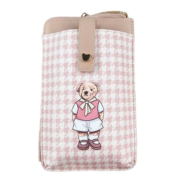 Túi Đựng Điện Thoại Nữ Guoo Bear TT-2470-88840 Màu Hồng