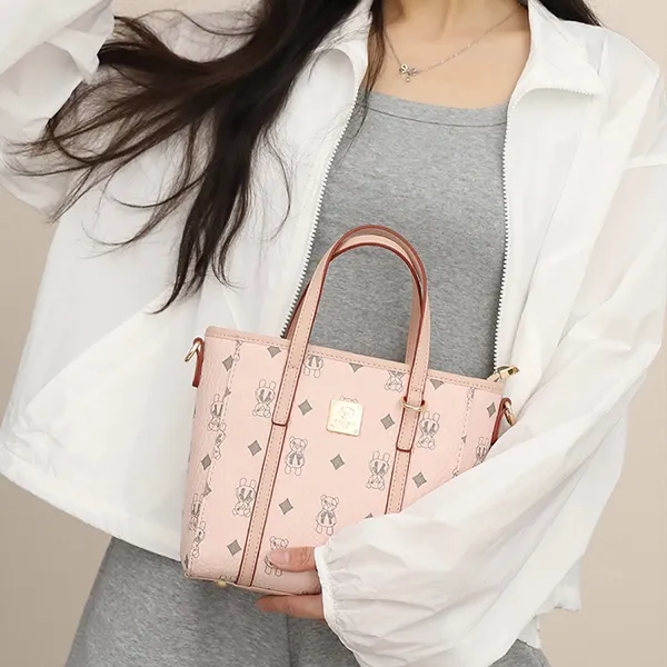 Túi Tote Nữ Guoo Bear GU1206-23720 Màu Hồng