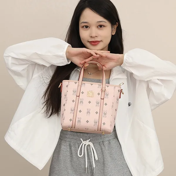 Túi Tote Nữ Guoo Bear GU1206-23720 Màu Hồng