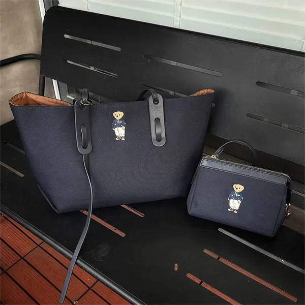 Túi Tote Nữ Guoo Bear GU1127-20130 Màu Xanh Than