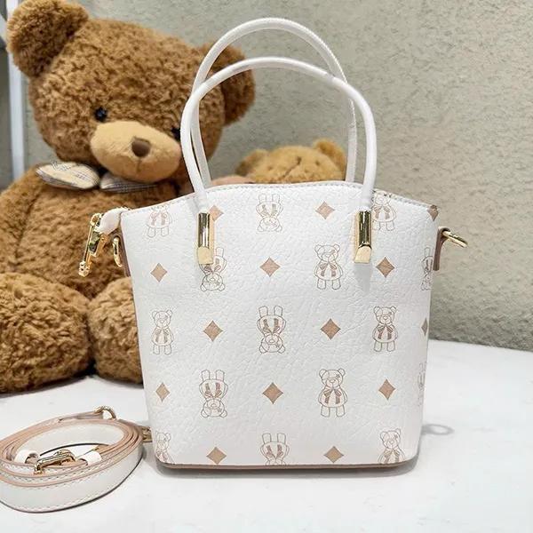 Túi Tote Nữ Guoo Bear GU1203-27490 Màu Trắng Sữa