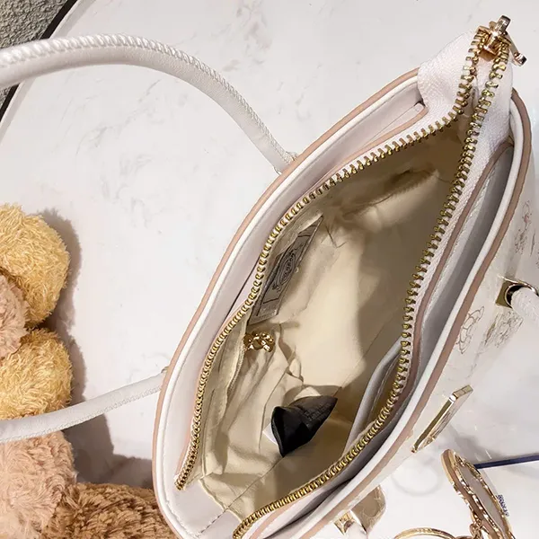 Túi Tote Nữ Guoo Bear GU1203-27490 Màu Trắng Sữa