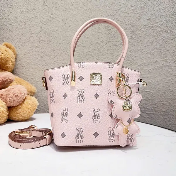 Túi Tote Nữ Guoo Bear GU1203-33720 Màu Hồng