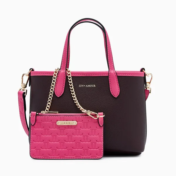 Túi Tote Nữ Lyn Ailyn Min Bag Pink Variation 2 L25FBWC011 Màu Nâu Hồng